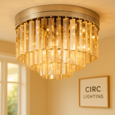 1920s Odeon Flushmount 20"